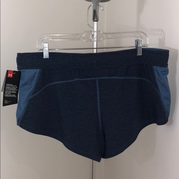 LAST ONE AVAILABLE - New Under Armour Women's Tech French Terry Shorts Size XL - Picture 2 of 11